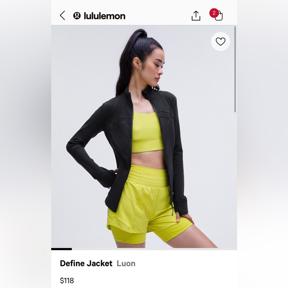 Lululemon Black Zip-Up Jacket